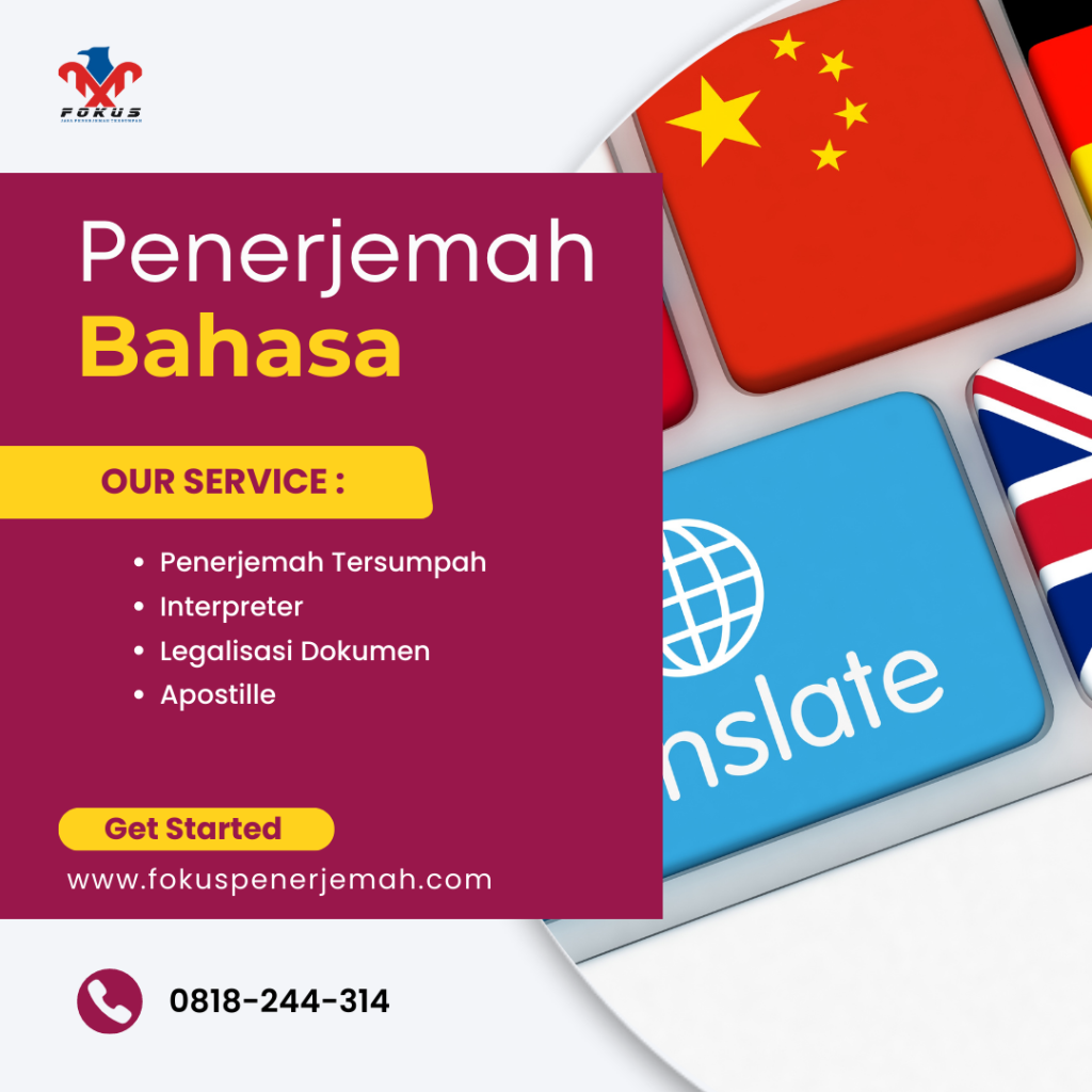 jasa penerjemah tersumpah