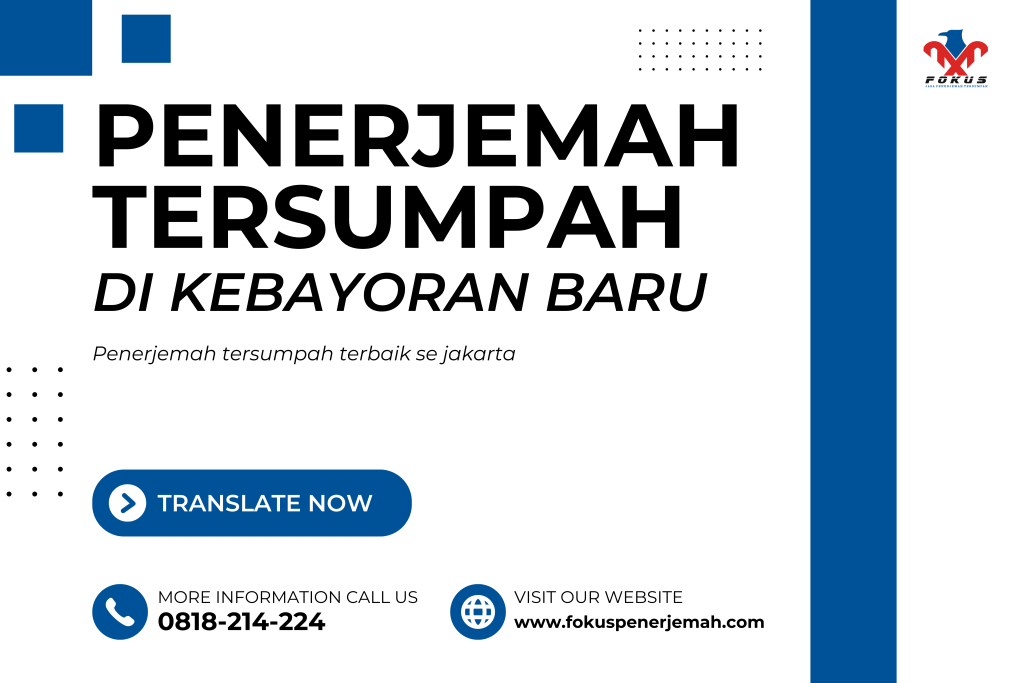 Penerjemah Tersumpah Di Kebayoran Baru