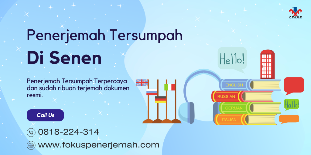 penerjemah tersumpah di senen