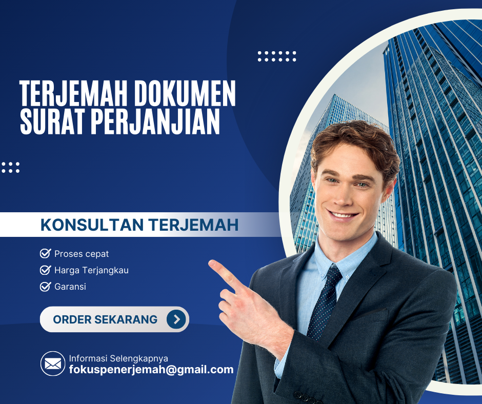 Terjemah Dokumen Surat Perjanjian