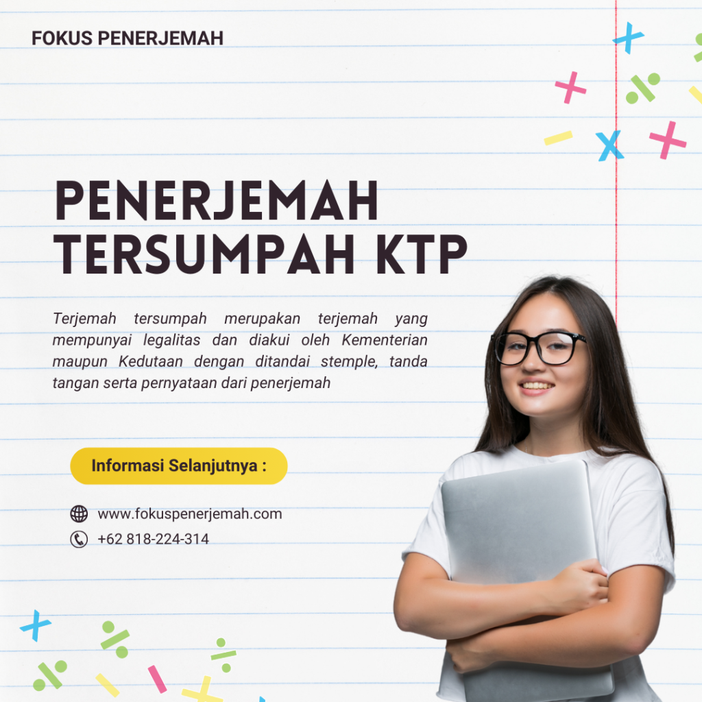jasa penerjemah tersumpah KTP